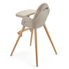 Kinderkraft Fini 2 - стульчик для кормления 2 в 1 • Beige (KHFINI02BEG0000)