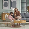 Kinderkraft Fini 2 - стульчик для кормления 2 в 1 • Beige (KHFINI02BEG0000)