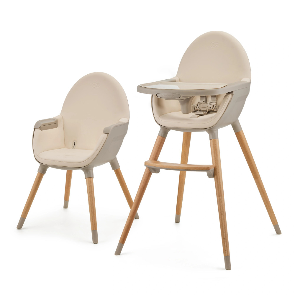 Kinderkraft Fini 2 - стульчик для кормления 2 в 1 • Beige (KHFINI02BEG0000) Kinderkraft Fini 2 - стульчик для кормления 2 в 1 • Beige (KHFINI02BEG0000)