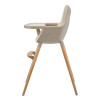 Kinderkraft Fini 2 - стульчик для кормления 2 в 1 • Beige (KHFINI02BEG0000)