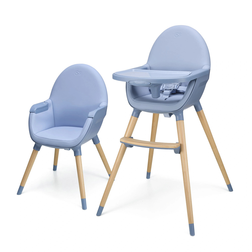 Kinderkraft Fini 2 - стільчик для годування 2 в 1 • Nordic Breeze (KHFINI02NOR0000)