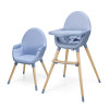 Kinderkraft Fini 2 - стільчик для годування 2 в 1 • Nordic Breeze (KHFINI02NOR0000)