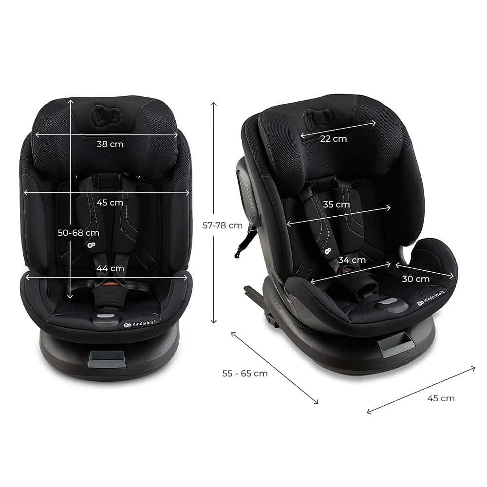 Kinderkraft Xpedition 3 i-Size - автокресло для детей (от 0 до 12 лет / 40 - 150 см), поворот 360° • Black (KCXPED03BLK0000) Kinderkraft Xpedition 3 i-Size - автокресло для детей (от 0 до 12 лет / 40 - 150 см), поворот 360° • Black (KCXPED03BLK0000)