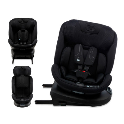 Kinderkraft Xpedition 3 i-Size - автокресло для детей (от 0 до 12 лет / 40 - 150 см), поворот 360° • Black (KCXPED03BLK0000)