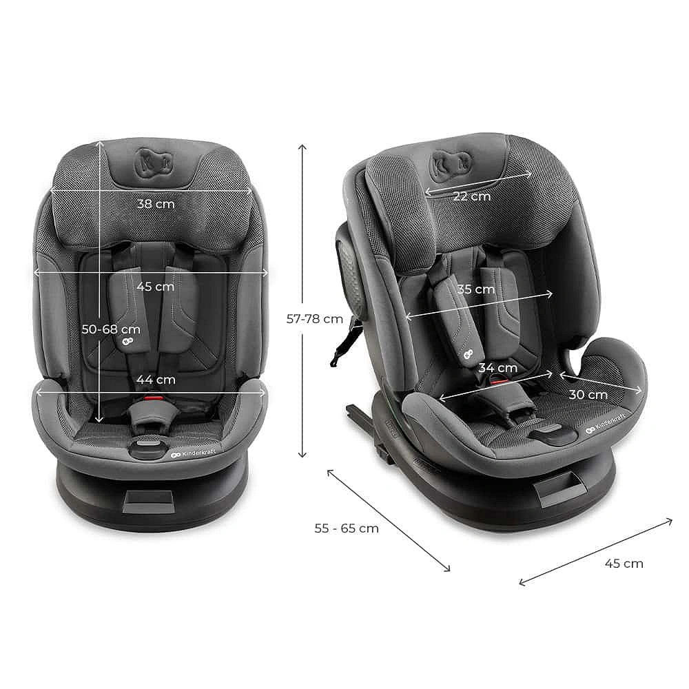 Kinderkraft Xpedition 3 i-Size - автокресло для детей (от 0 до 12 лет / 40 - 150 см), поворот 360° • Grey (KCXPED03GRY0000) Kinderkraft Xpedition 3 i-Size - автокресло для детей (от 0 до 12 лет / 40 - 150 см), поворот 360° • Grey (KCXPED03GRY0000)