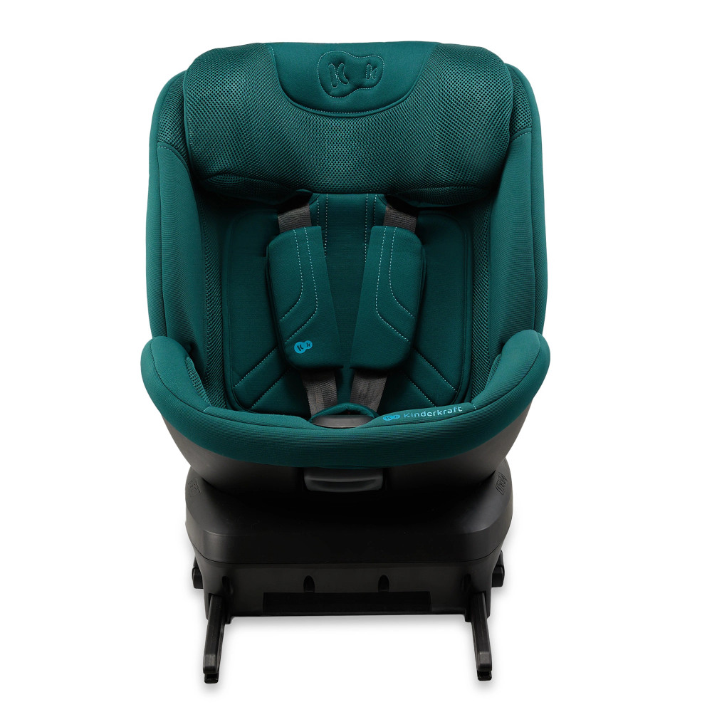 Kinderkraft Xpedition 3 i-Size - автокресло для детей (от 0 до 12 лет / 40 - 150 см), поворот 360° • Green (KCXPED03GRE0000)