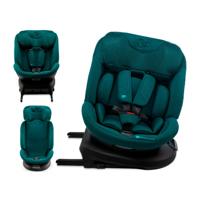 Kinderkraft Xpedition 3 i-Size - автокресло для детей (от 0 до 12 лет / 40 - 150 см), поворот 360° • Green (KCXPED03GRE0000)