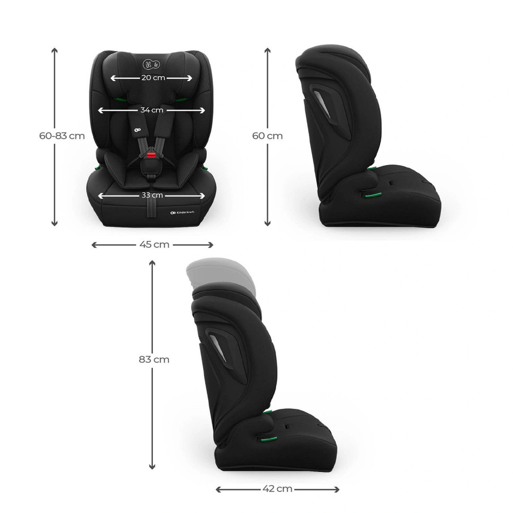 Kinderkraft Comfort Up 2 Plus i-Size - автокресло для детей (от 15 месяцев до 12 лет / 76 - 150 см) • Black (KCCOUP02BLKPL00) Kinderkraft Comfort Up 2 Plus i-Size - автокресло для детей (от 15 месяцев до 12 лет / 76 - 150 см) • Black (KCCOUP02BLKPL00)