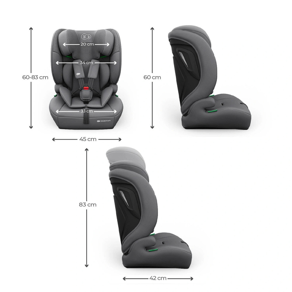 Kinderkraft Comfort Up 2 Plus i-Size - автокресло для детей (от 15 месяцев до 12 лет / 76 - 150 см) • Grey (KCCOUP02GRYPL00) Kinderkraft Comfort Up 2 Plus i-Size - автокресло для детей (от 15 месяцев до 12 лет / 76 - 150 см) • Grey (KCCOUP02GRYPL00)