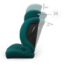 Kinderkraft Comfort Up 2 Plus i-Size - автокресло для детей (от 15 месяцев до 12 лет / 76 - 150 см) • Green (KCCOUP02GREPL00)