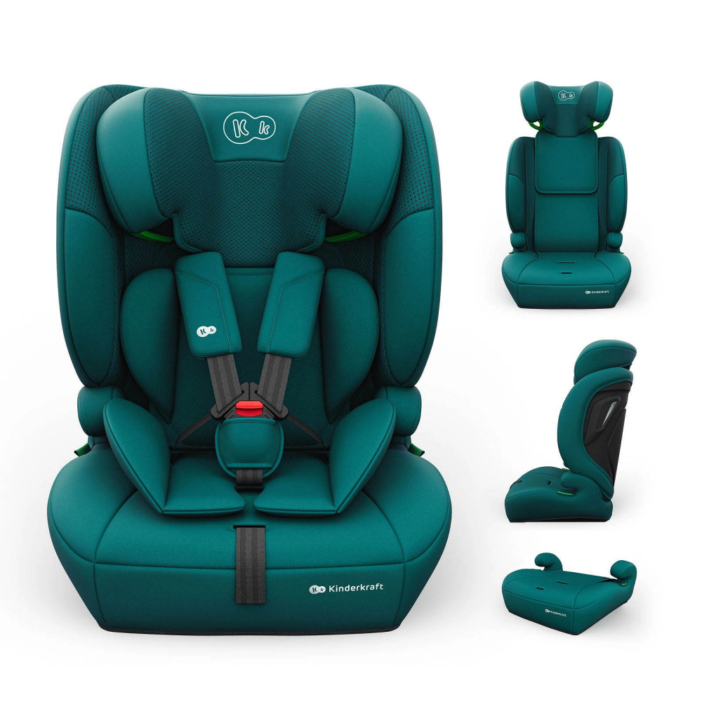 Kinderkraft Comfort Up 2 Plus i-Size - автокресло для детей (от 15 месяцев до 12 лет / 76 - 150 см) • Green (KCCOUP02GREPL00)