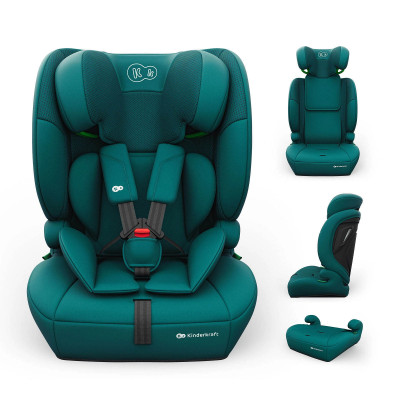 Kinderkraft Comfort Up 2 Plus i-Size - автокресло для детей (от 15 месяцев до 12 лет / 76 - 150 см) • Green (KCCOUP02GREPL00)