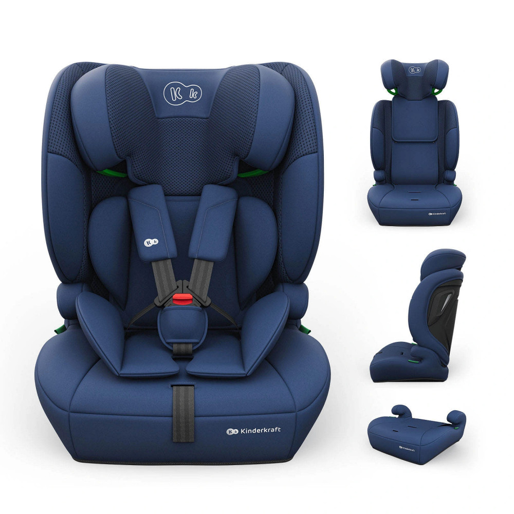 Kinderkraft Comfort Up 2 Plus i-Size - автокресло для детей (от 15 месяцев до 12 лет / 76 - 150 см) • Navy (KCCOUP02NAVPL00)