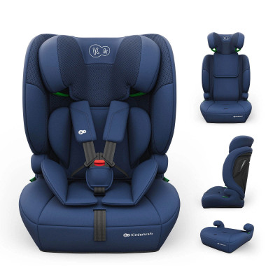 Kinderkraft Comfort Up 2 Plus i-Size - автокресло для детей (от 15 месяцев до 12 лет / 76 - 150 см) • Navy (KCCOUP02NAVPL00)