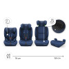 Kinderkraft Comfort Up 2 Plus i-Size - автокресло для детей (от 15 месяцев до 12 лет / 76 - 150 см) • Navy (KCCOUP02NAVPL00)