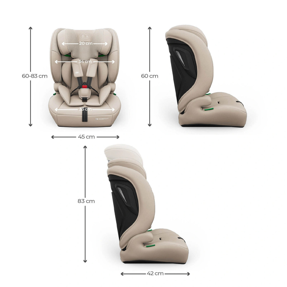 Kinderkraft Comfort Up 2 Plus i-Size - автокресло для детей (от 15 месяцев до 12 лет / 76 - 150 см) • Beige (KCCOUP02BEGPL00) Kinderkraft Comfort Up 2 Plus i-Size - автокресло для детей (от 15 месяцев до 12 лет / 76 - 150 см) • Beige (KCCOUP02BEGPL00)