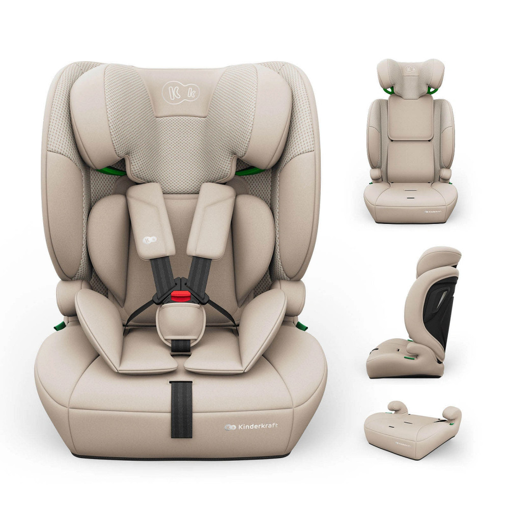Kinderkraft Comfort Up 2 Plus i-Size - автокресло для детей (от 15 месяцев до 12 лет / 76 - 150 см) • Beige (KCCOUP02BEGPL00)
