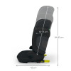Kinderkraft Xpand 2 PRO i-Size - автокресло для детей (от 3.5 до 12 лет / 100 - 150 см), складная конструкция, с системой DUO EXPAND • Black (KCXPPR02BLK0000)