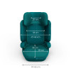 Kinderkraft Xpand 2 PRO i-Size - автокресло для детей (от 3.5 до 12 лет / 100 - 150 см), складная конструкция, с системой DUO EXPAND • Green (KCXPPR02GRE0000)