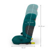 Kinderkraft Xpand 2 PRO i-Size - автокресло для детей (от 3.5 до 12 лет / 100 - 150 см), складная конструкция, с системой DUO EXPAND • Green (KCXPPR02GRE0000)