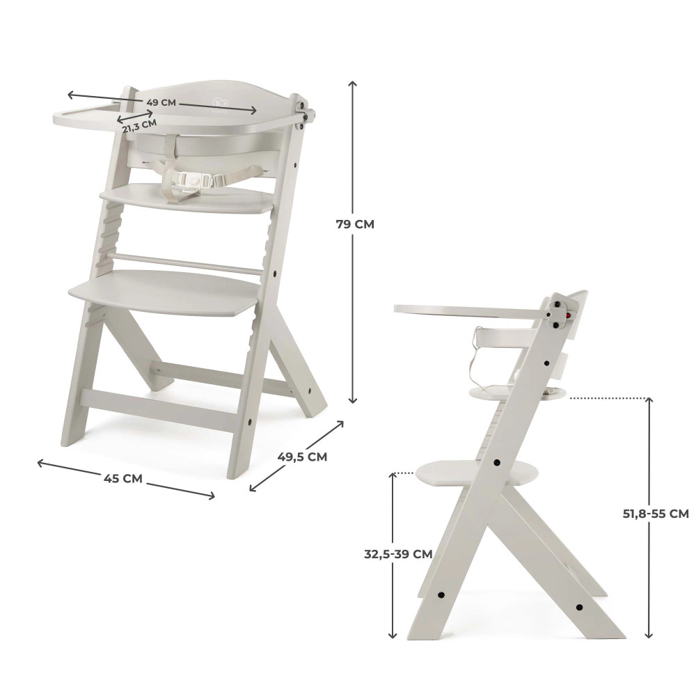 Kinderkraft Enock - стульчик для кормления (от 6 месяцев до 35 кг) • Beige (KKKENOCBEGF0000) Kinderkraft Enock - стульчик для кормления (от 6 месяцев до 35 кг) • Beige (KKKENOCBEGF0000)