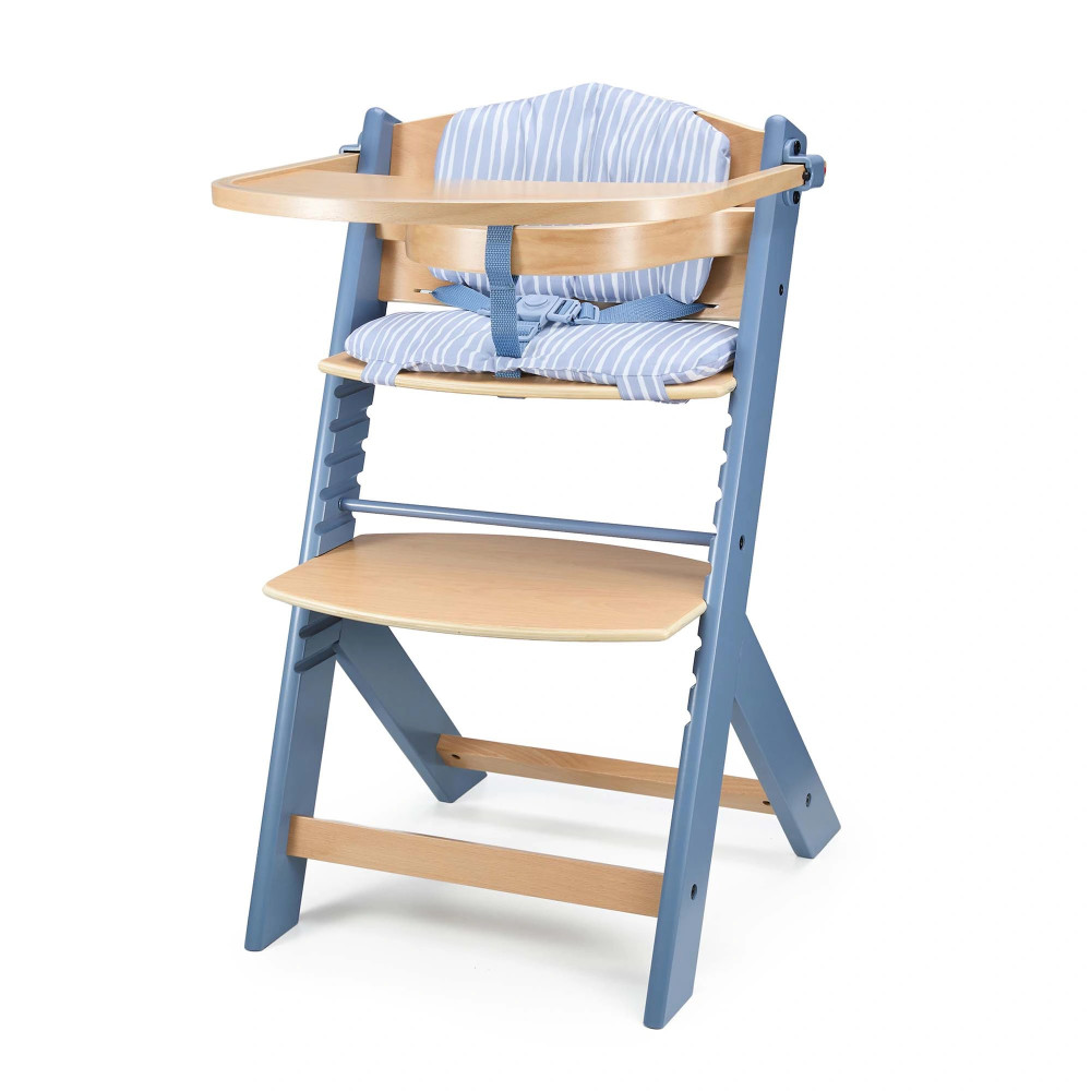 Kinderkraft Enock - стульчик для кормления (от 6 месяцев до 35 кг) • Nordic Breeze (KHENOC00NOR0000)
