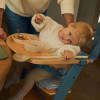 Kinderkraft Enock - стульчик для кормления (от 6 месяцев до 35 кг) • Nordic Breeze (KHENOC00NOR0000)