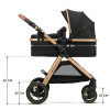 Kinderkraft Esme - універсальна коляска 2 в 1 • Black (KSESME00BLK2000)