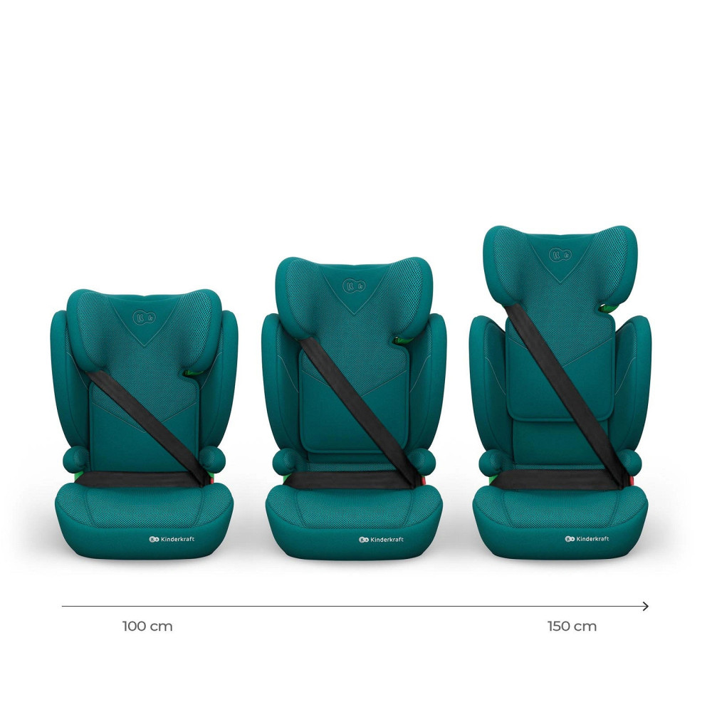 Kinderkraft Junior Fix 2 Plus i-Size - автокресло для детей (от 3.5 до 12 лет / 100 - 150 см) • Green (KCJUFI20GREPL0N) Kinderkraft Junior Fix 2 Plus i-Size - автокресло для детей (от 3.5 до 12 лет / 100 - 150 см) • Green (KCJUFI20GREPL0N)