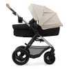 Kinderkraft Moov 2 Air - универсальная коляска 3 в 1 для путешествий, большие колеса, автокресло Mink Pro i-Size • Moonlight Grey (KSMOOV02GRY0000)