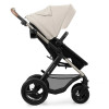 Kinderkraft Moov 2 Air - универсальная коляска 3 в 1 для путешествий, большие колеса, автокресло Mink Pro i-Size • Moonlight Grey (KSMOOV02GRY0000)