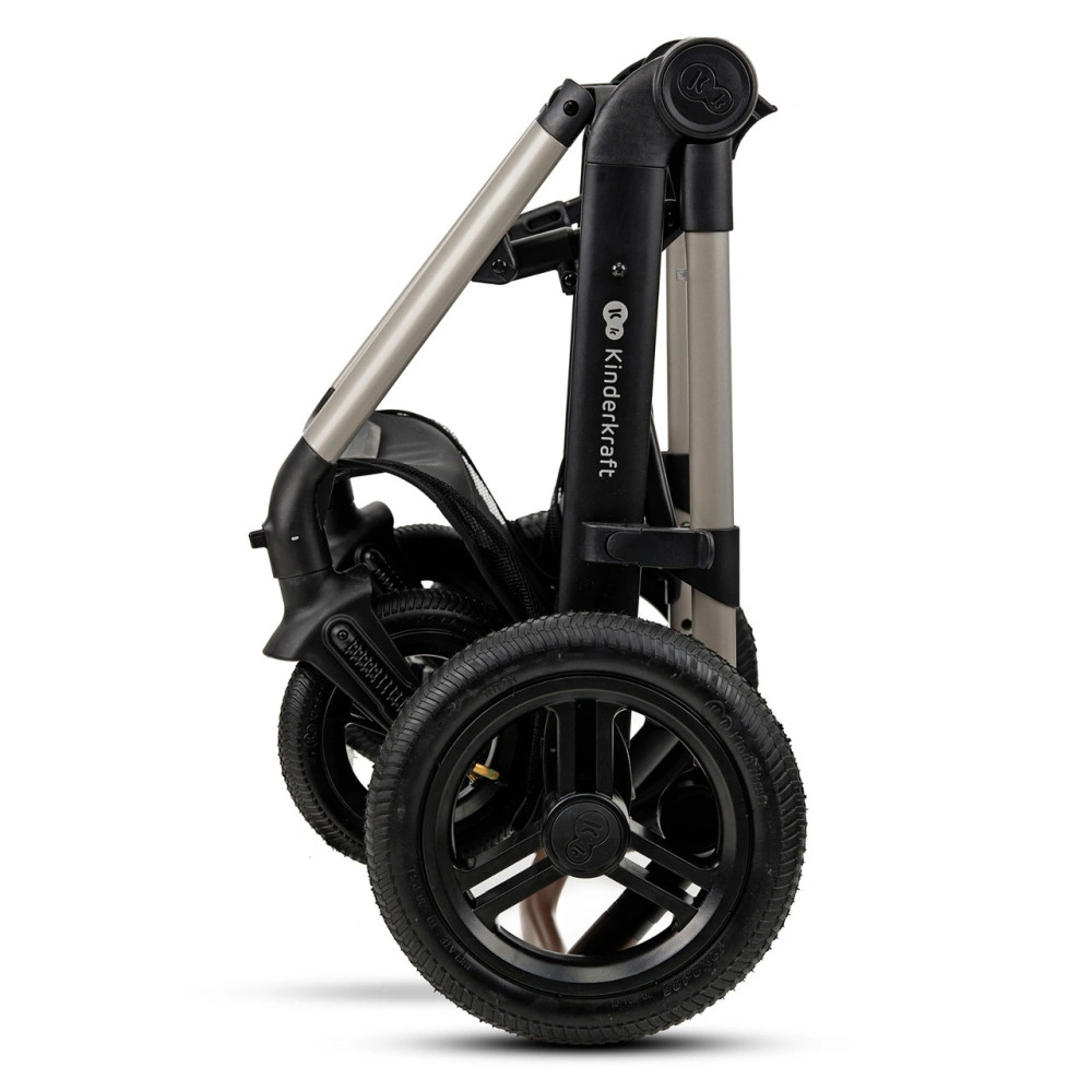 Kinderkraft Moov 2 Air - универсальная коляска 3 в 1 для путешествий, большие колеса, автокресло Mink Pro i-Size • Moonlight Grey (KSMOOV02GRY0000) Kinderkraft Moov 2 Air - универсальная коляска 3 в 1 для путешествий, большие колеса, автокресло Mink Pro i-Size • Moonlight Grey (KSMOOV02GRY0000)