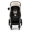 Kinderkraft Moov 2 Air - универсальная коляска 3 в 1 для путешествий, большие колеса, автокресло Mink Pro i-Size • Moonlight Grey (KSMOOV02GRY0000)