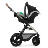 Kinderkraft Moov 2 Air - универсальная коляска 3 в 1 для путешествий, большие колеса, автокресло Mink Pro i-Size • Moonlight Grey (KSMOOV02GRY0000)