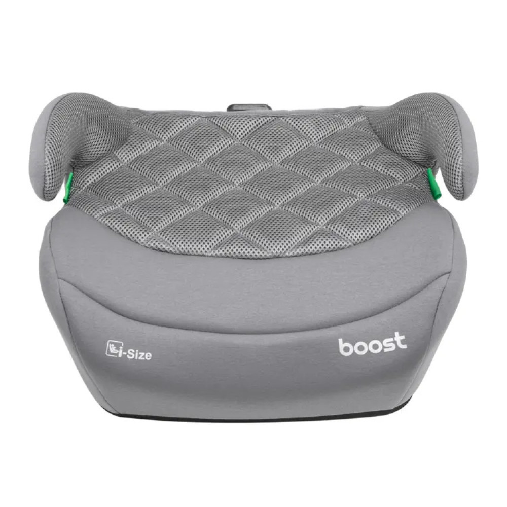 Bair Boost i-Size - детское автокресло-бустер со съемной спинкой, с креплением Isofix (125-150 см) • Grey BG-05 Bair Boost i-Size - детское автокресло-бустер со съемной спинкой, с креплением Isofix (125-150 см) • Grey BG-05