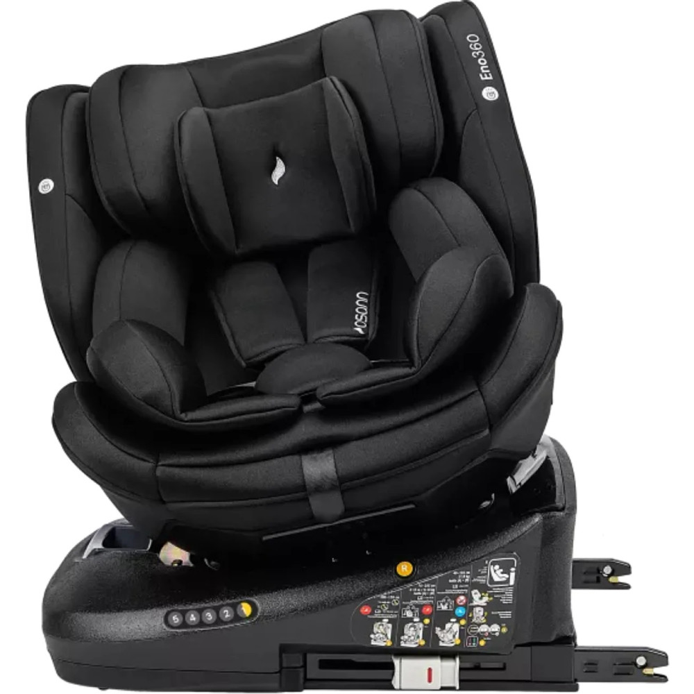 Osann Eno360 i-Size - автокресло 0+/1/2/3, поворот на 360° • All Black