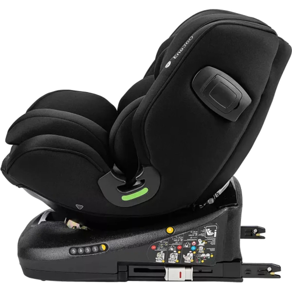 Osann Eno360 i-Size - автокресло 0+/1/2/3, поворот на 360° • All Black