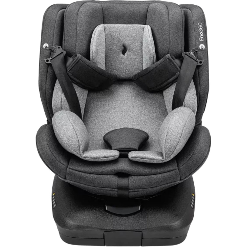 Osann Eno360 i-Size - автокресло 0+/1/2/3, поворот на 360° • Dark Grey Melange