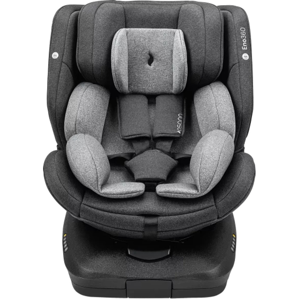 Osann Eno360 i-Size - автокресло 0+/1/2/3, поворот на 360° • Dark Grey Melange