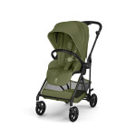 Cybex Melio Carbon - легкая прогулочная коляска с реверсивным сиденьем • Moss Green Cybex Melio Carbon - легкая прогулочная коляска с реверсивным сиденьем • Moss Green