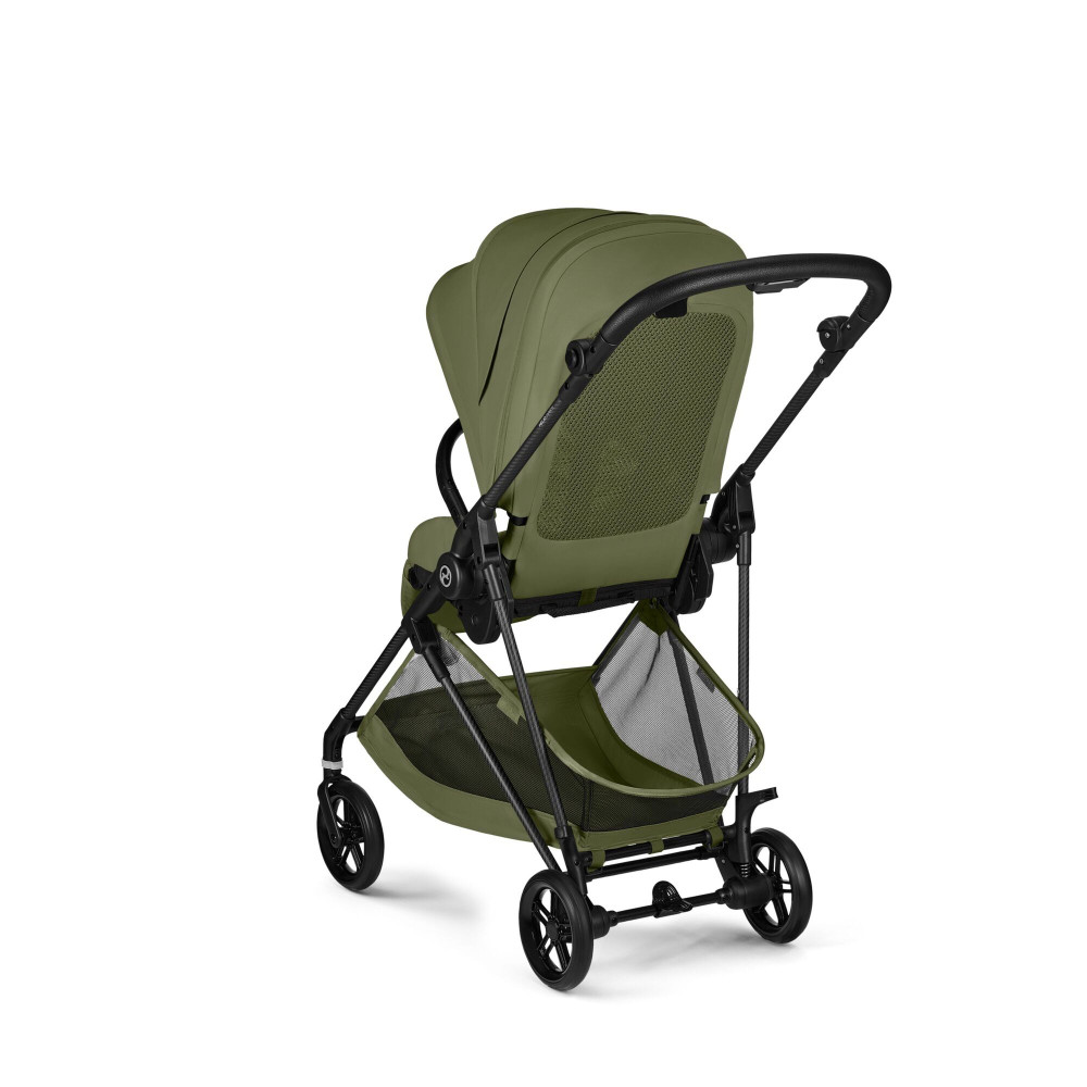 Cybex Melio Carbon - легкая прогулочная коляска с реверсивным сиденьем • Moss Green Cybex Melio Carbon - легкая прогулочная коляска с реверсивным сиденьем • Moss Green