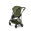Cybex Melio Carbon - легкая прогулочная коляска с реверсивным сиденьем • Moss Green