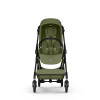 Cybex Melio Carbon - легкая прогулочная коляска с реверсивным сиденьем • Moss Green
