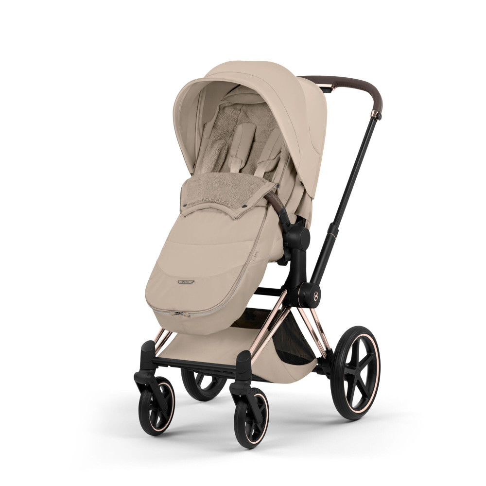 Cybex Platinum Footmuff - чохол для ніг до візків Cybex Platinum • Cozy Beige Cybex Platinum Footmuff - чохол для ніг до візків Cybex Platinum • Cozy Beige