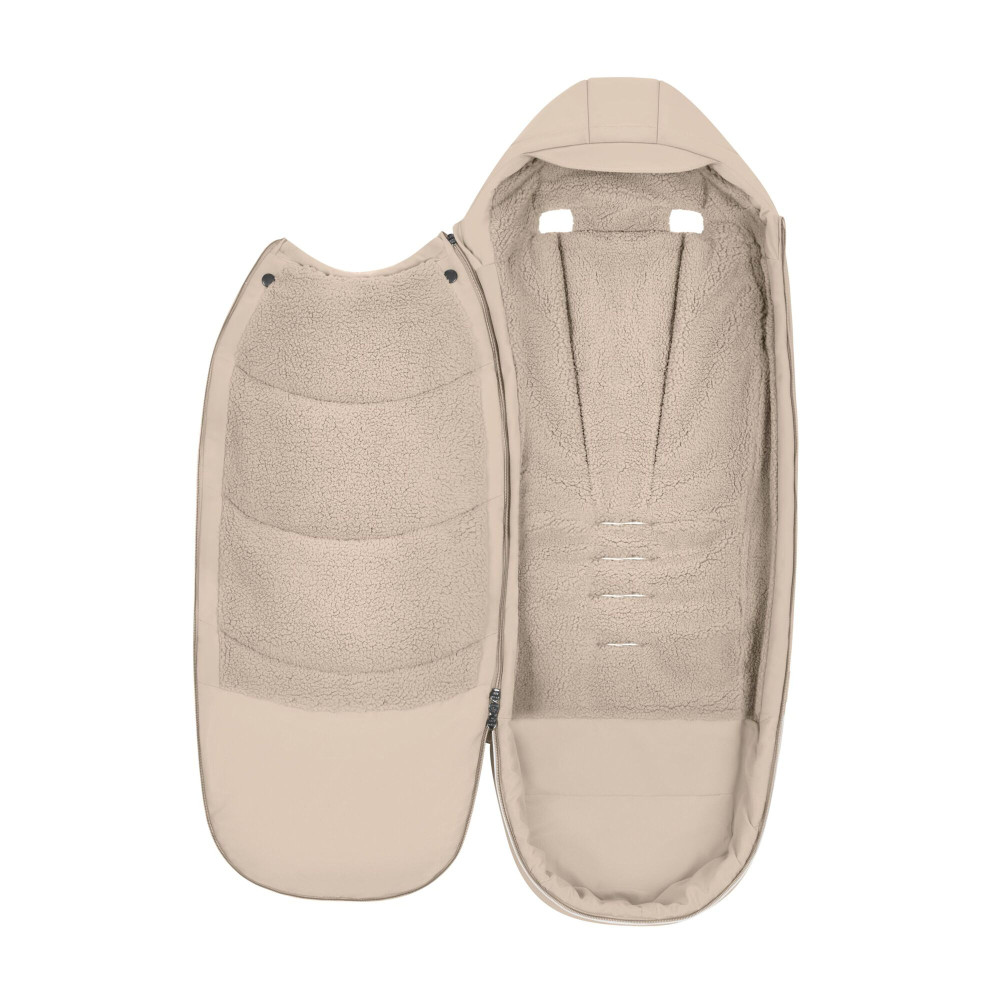 Cybex Platinum Footmuff - чохол для ніг до візків Cybex Platinum • Cozy Beige Cybex Platinum Footmuff - чохол для ніг до візків Cybex Platinum • Cozy Beige