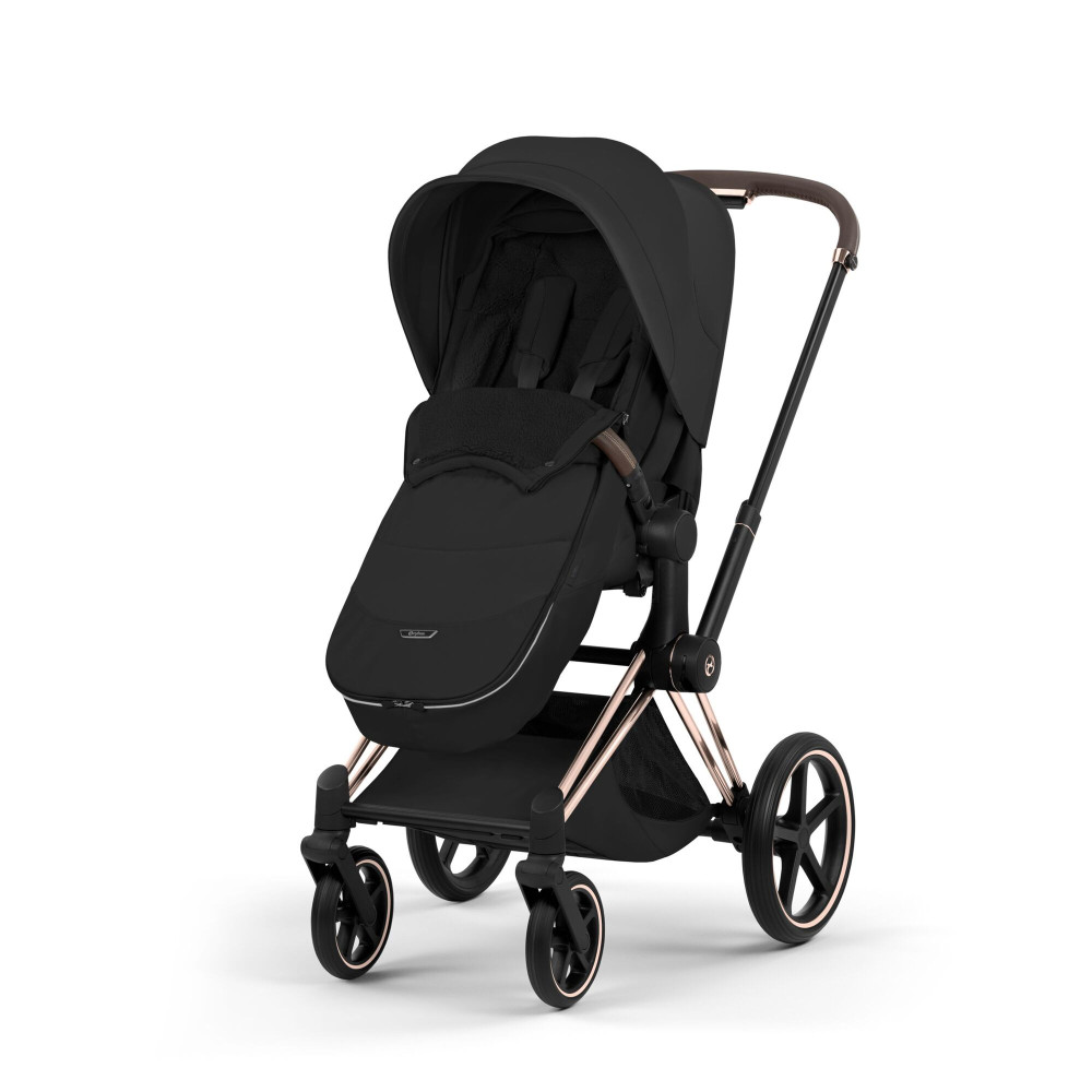 Cybex Platinum Footmuff - чехол для ног к коляскам Cybex Platinum • Sepia Black Cybex Platinum Footmuff - чехол для ног к коляскам Cybex Platinum • Sepia Black