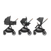 Bebe Confort Luvia Trio - дитяча коляска 3 в 1 • Mineral Graphite
