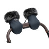 Bair Northmuff - рукавицы на коляску с мехом (до -25 °C) • Indigo Blue (681791)