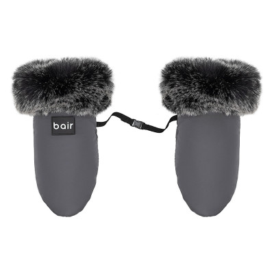 Bair Northmuff - рукавицы на коляску с мехом (до -25 °C) • Smoke Graphite (681789) Bair Northmuff - рукавицы на коляску с мехом (до -25 °C) • Smoke Graphite (681789)