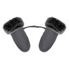 Bair Northmuff - рукавицы на коляску с мехом (до -25 °C) • Smoke Graphite (681789)